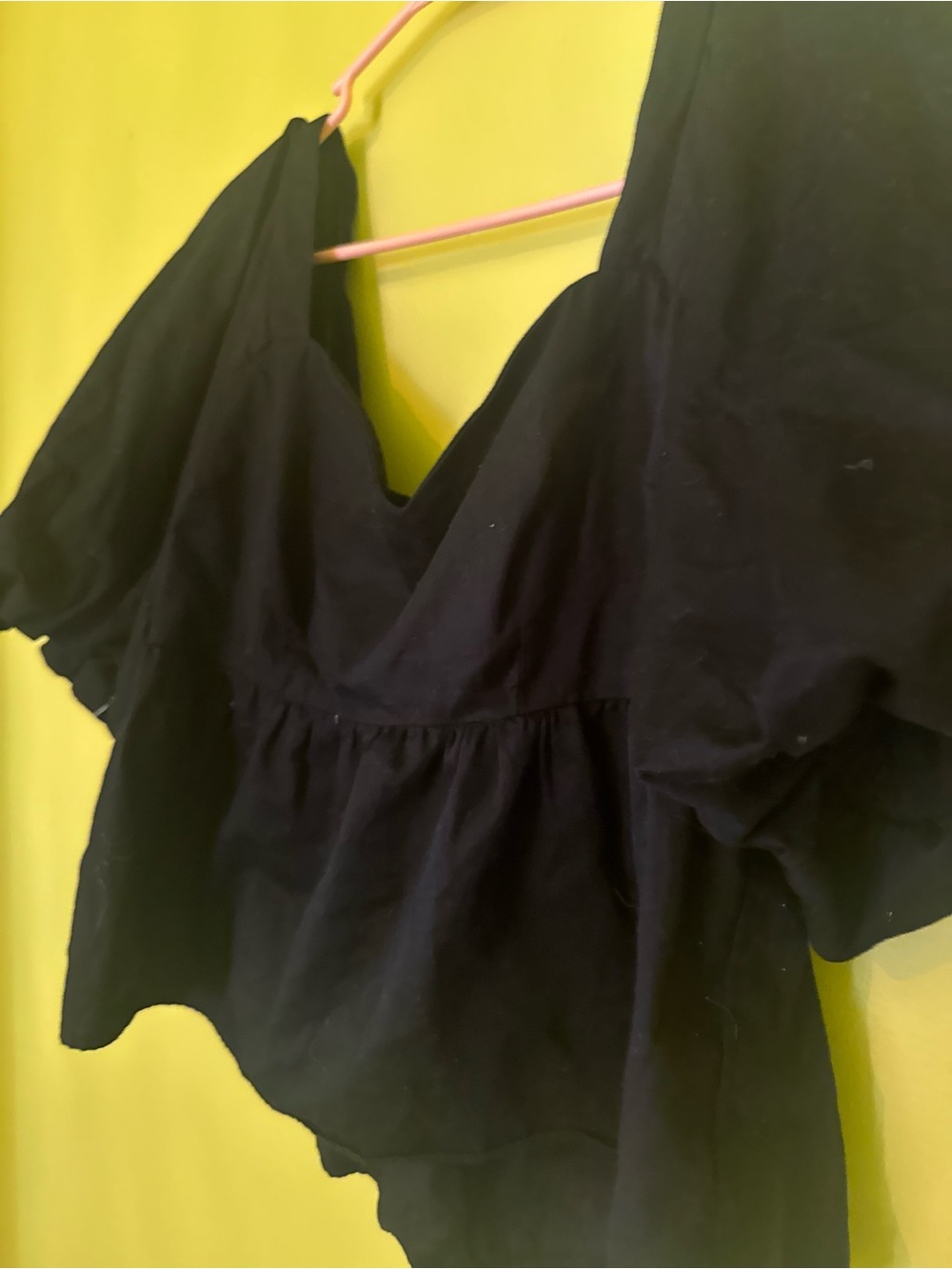 Black Women’s Peplum Top
